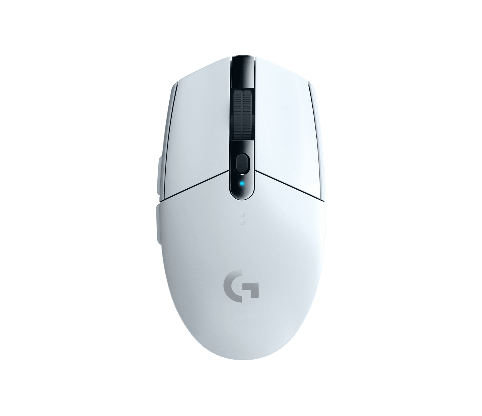 Logitech G305 gaming mouse in white
